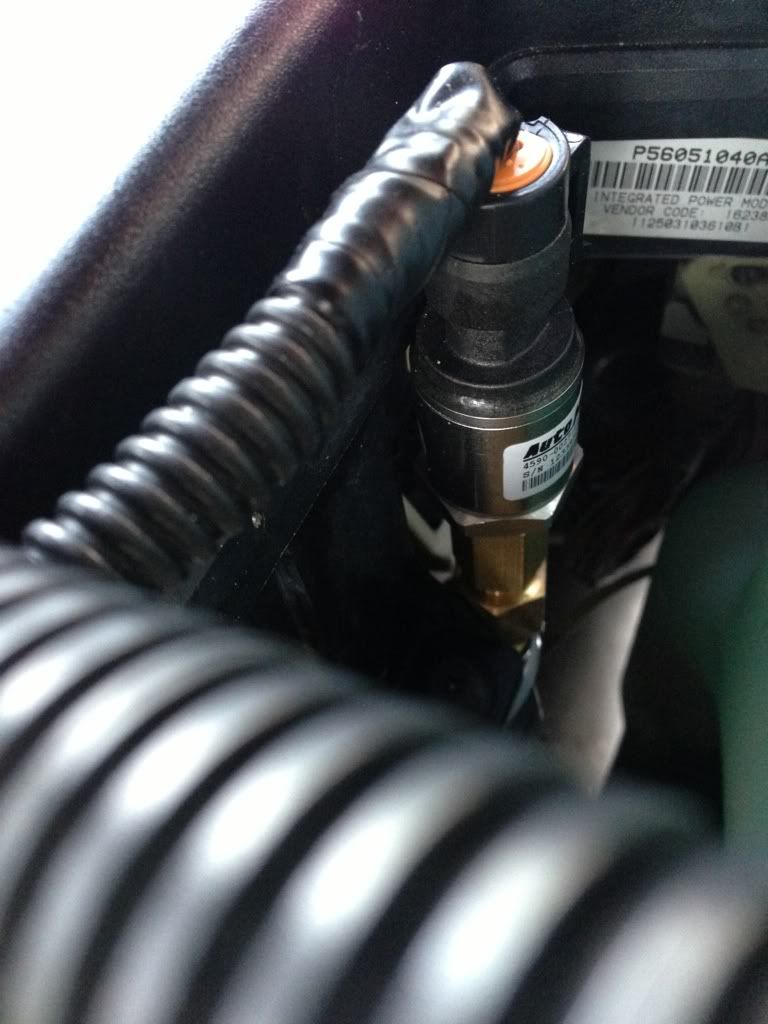 How to hook up a electronic fuel pressure gauge to the lift pump