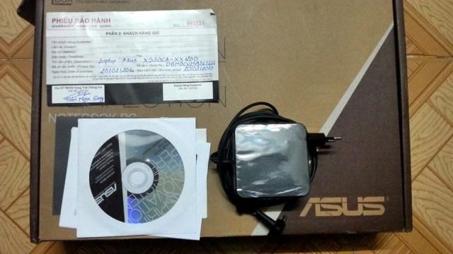 LAPTOP ASUS X550CA - XX120D Fullbox chính hãng FPT đẹp mới 99% giá bèo nhèo !!! - 1