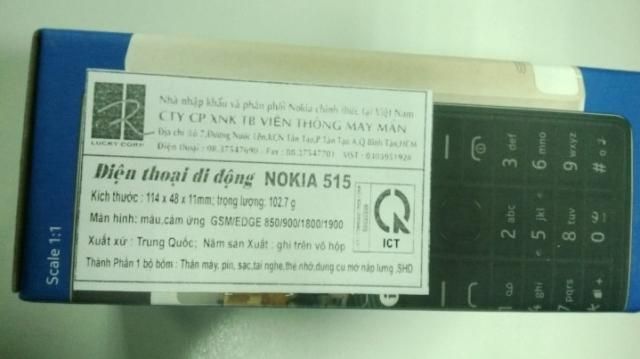 Nokia 515 trắng FULLBOX mỏng gọn chữa cháy siêu sang giá bèo cho anh em 5GIAY !!! - 2