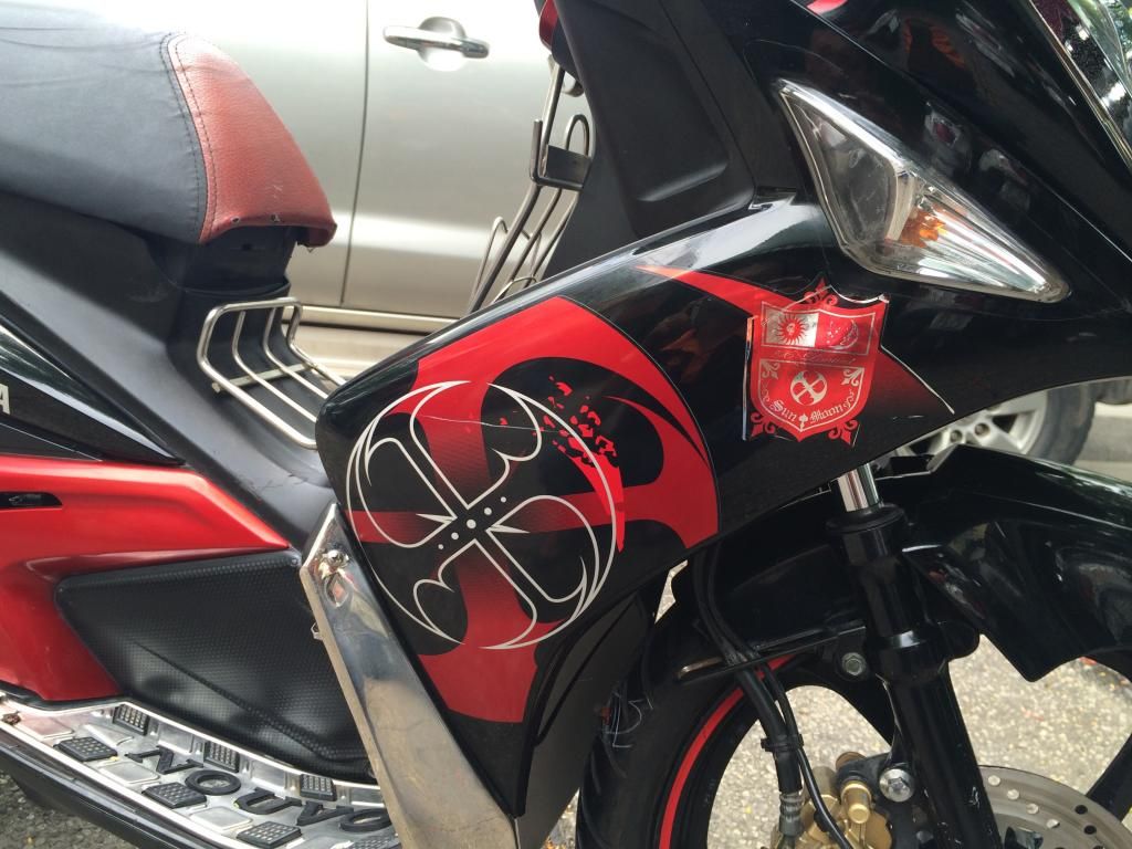 Nouvo lx 135 đỏ đen 209 xe keng - 3