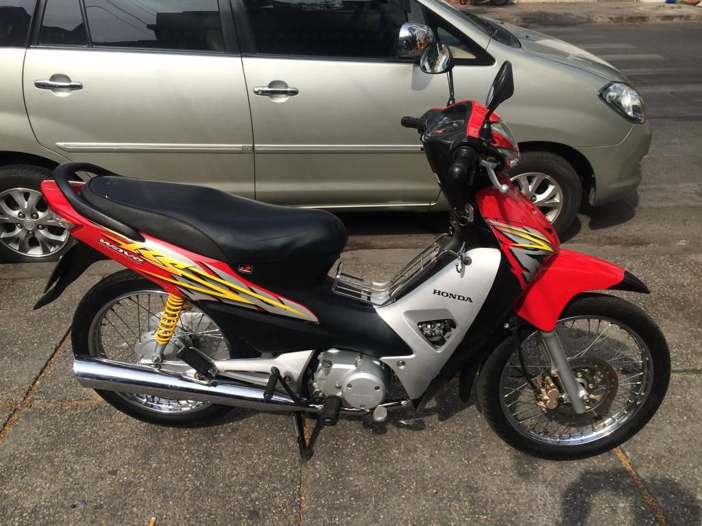 Wave rs 100 màu đỏ đk 207 đầu nồi chưa mở - 1