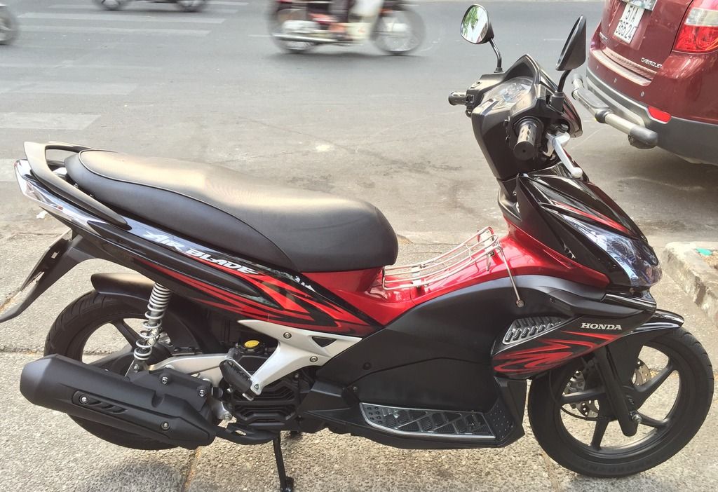Air blade 208 thailan đỏ đen xe đẹp - 2
