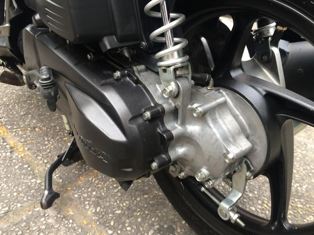 AIR BLADE thailan màu đỏ đen mờ - 3