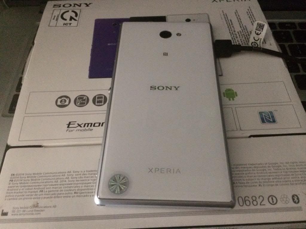 Sony Xperia M2 trắng likenew - 2
