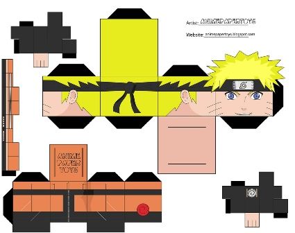 Paper toys de Naruto1 Paper toys de Naruto
