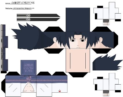 Paper toys de Naruto2