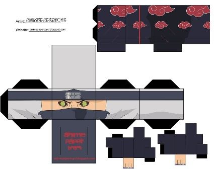 Paper toys de Naruto4