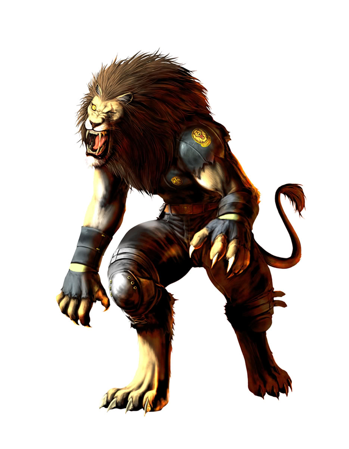 Bloody Roar 3 Art Gado the Lion