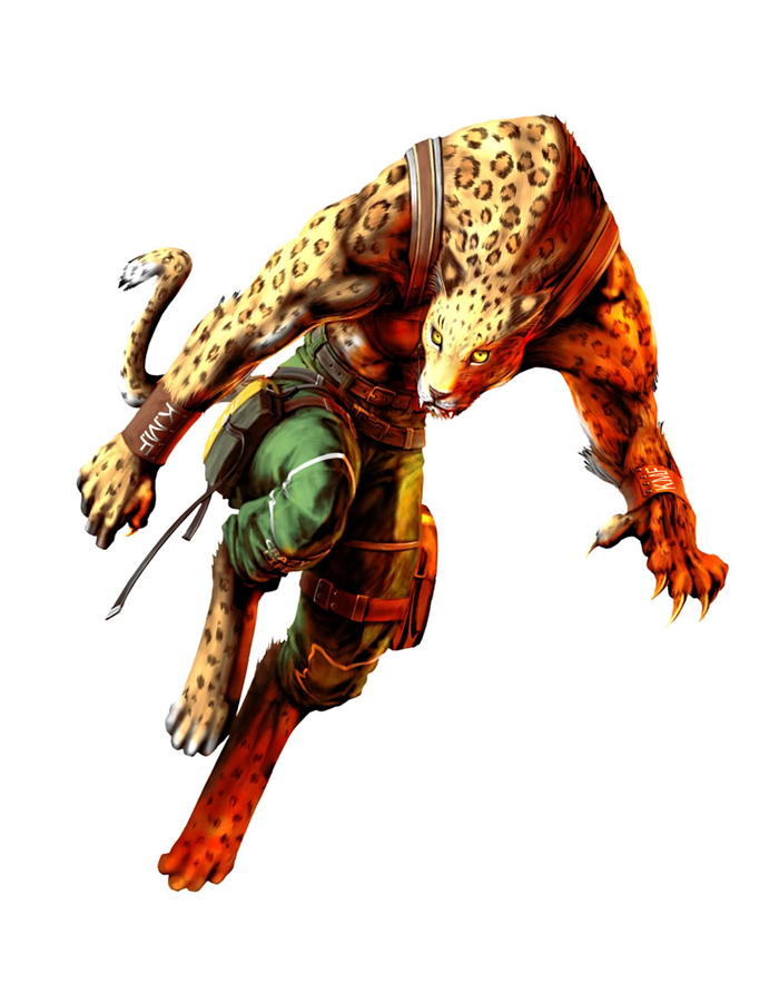 Bloody Roar 3 Art Shina the Leopard
