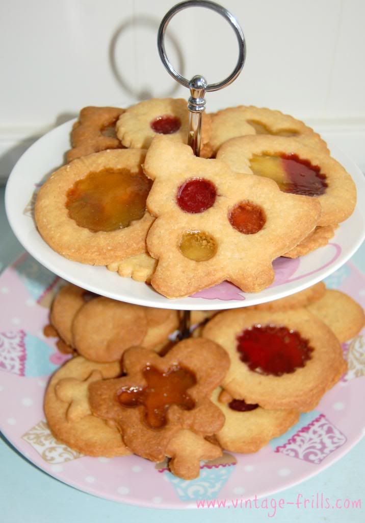 Christmas Stained Glass Biscuit Recipe Vintage Frills