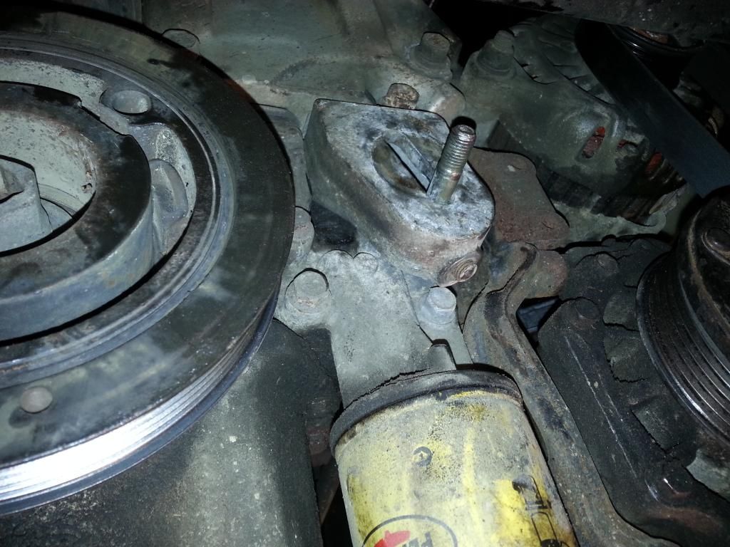 Broken Tensioner Pulley Adjusting Bolt Mitsubishi Eclipse 3G Club