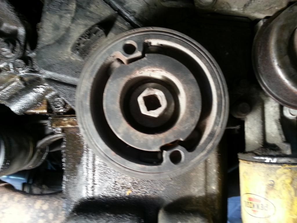 Broken Tensioner Pulley Adjusting Bolt Mitsubishi Eclipse 3G Club