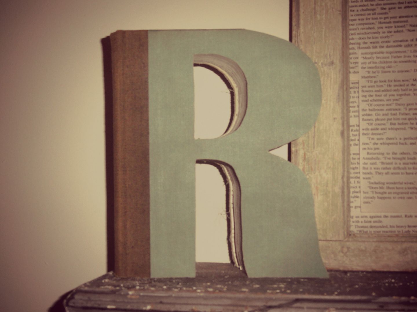 Vintage Book Monogram