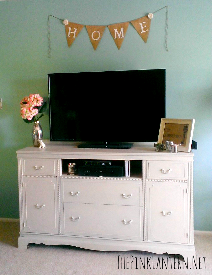 Thrifted Buffet Turned TV Stand