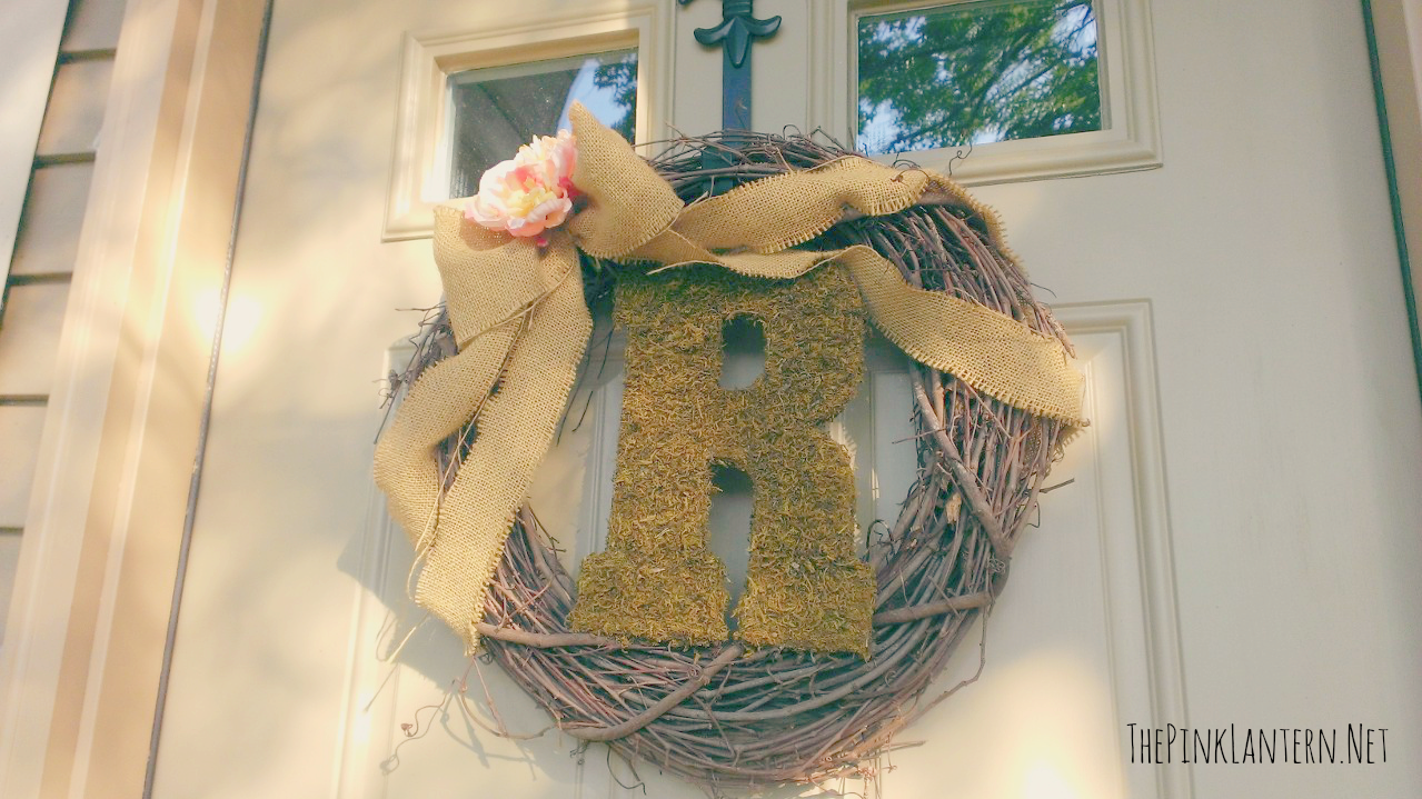 Moss Inital Wreath