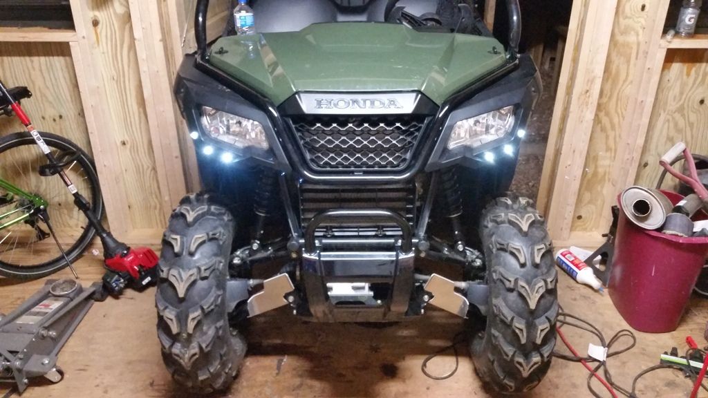 led running/marker lights Honda Pioneer Forum