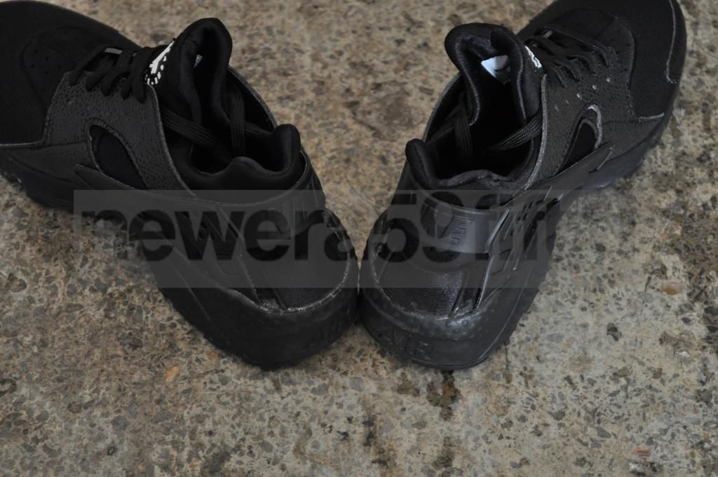 huarache noir lizard