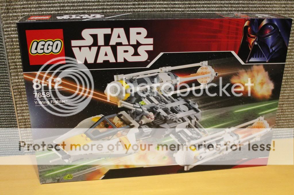 new sealed lego star wars y wing fighter 7658 rare