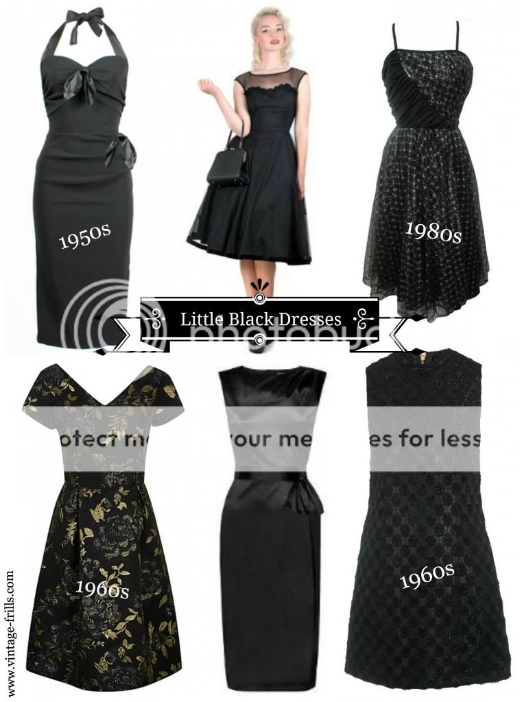 Vintage Inspired Little Black Dresses • Vintage Frills